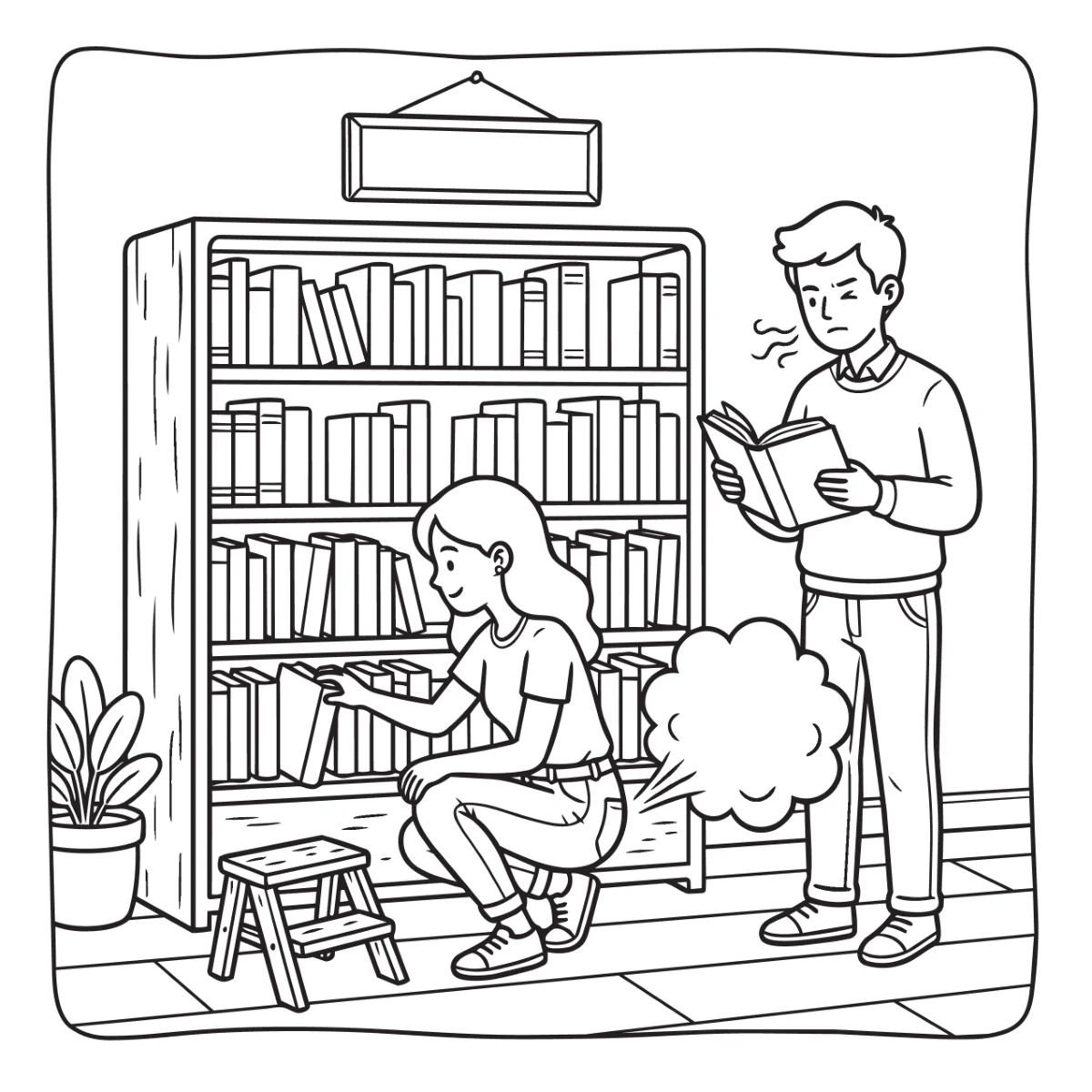 Sample coloring page