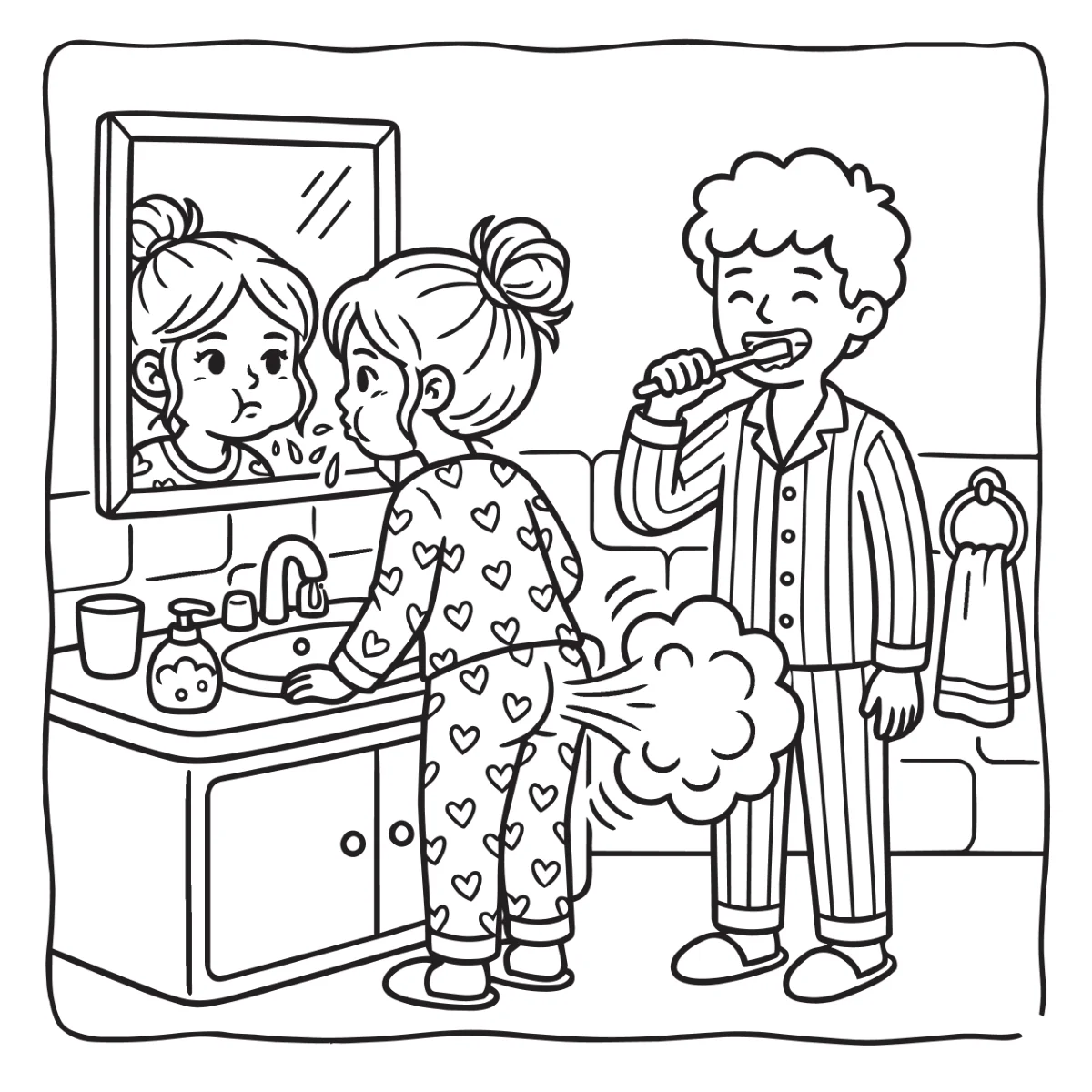 Sample coloring page
